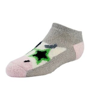 Girls Little Hotties Youth Star Eyed Cow warm Indoor Socks size Y 10 to 4.5 Kids
